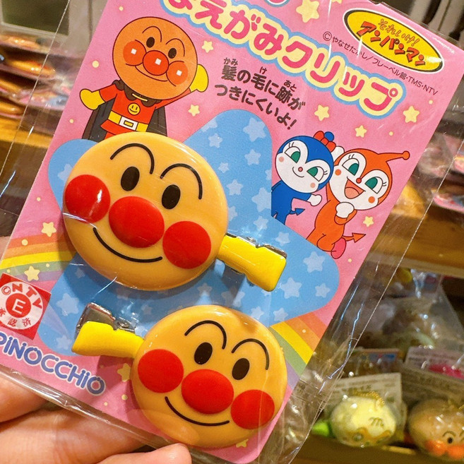 Anpanman 麵包超人 瀏海髮夾 兒童髮夾 日本正版 髮飾