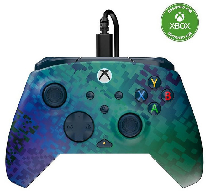 터틀비치 Turtle Beach Rematch Advanced Wired Gaming 컨트롤러 Licensed for Xbox Series X|, 글리치 그린