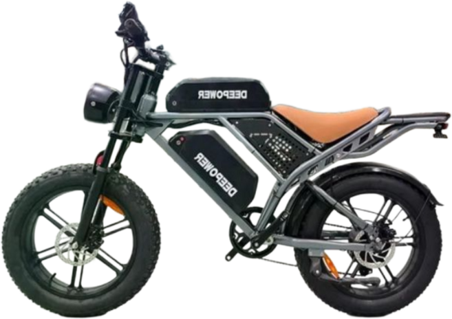 DEEPOWER 전기자전거 오프로드 자토바이 팻바이크 PAS 출퇴근 전동자전거 48v 2000w DP-S7, LG배터리60ah×200-240km, 알루미늄