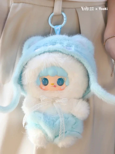 유키 베어 휴식의 시즌 미스터리 박스 플러시 및 비닐 하이브리드 귀여운 키체인 인형 수집용 피규어 소녀, 03 Snowball Bear
