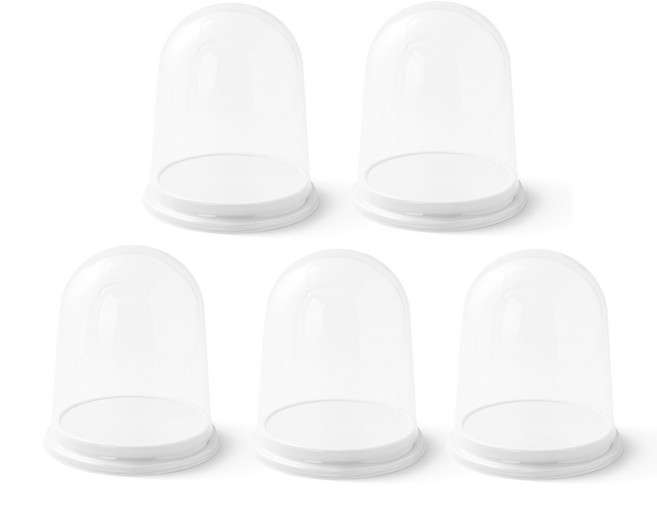 [메잌미] 작품케이스 투명 플라스틱 돔, 5개