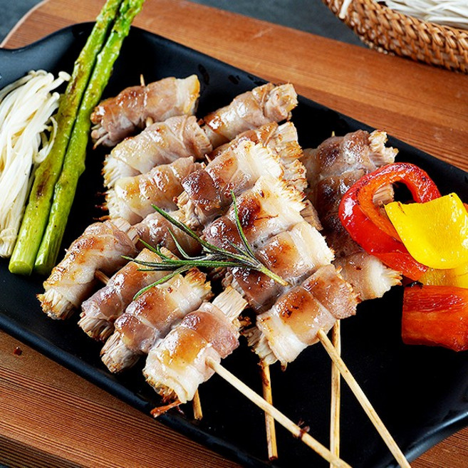 삼겹팽이말이꼬치 5꼬치+데리야끼소스 250g, 1개