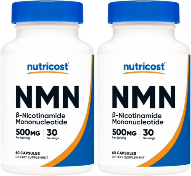 뉴트리코스트 효소 NMN 보충제 500mg 60캡슐 글루텐프리 베지 2개, 60정 - 쿠팡