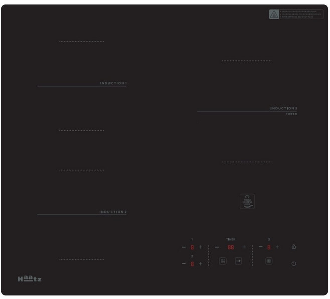 하츠 전기 코지 인덕션 3구 IH-3605TTL 스마트 전기쿡탑, 구매자설치