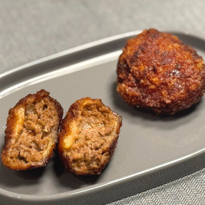 [더드림]고기함량 61% 멘치카츠 돈까스 고기튀김 돈카츠 고로케, 10개, 90g