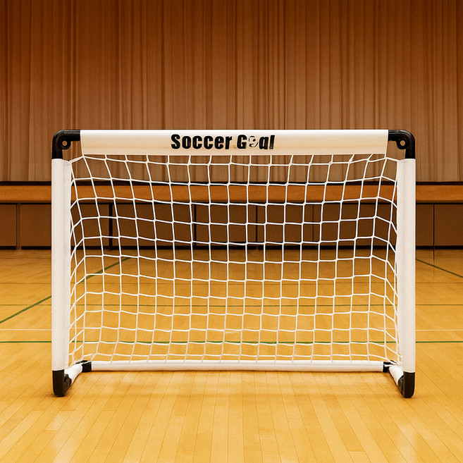 젠리빙 스포츠 축구골대 풀세트 접이식 이동식 미니골대 풋살 공놀이 게임 캠핑 (60/90/120cm 사이즈 선택), 축구골대SET(화이트 60cm)