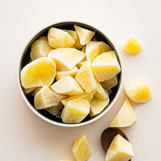 [얌얌마켓] 냉동 삶은감자 1kg 3 4cm 조림용 다이스컷 손질 급식용 업소용 대용량 (아이스팩+드라이아이스 포함), 1kg(1개), 1개