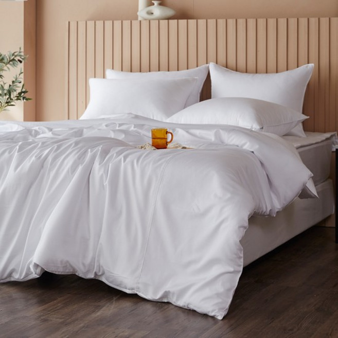 MOC 모달 보들보들한 이불커버풀세트 SK수퍼킹 화이트