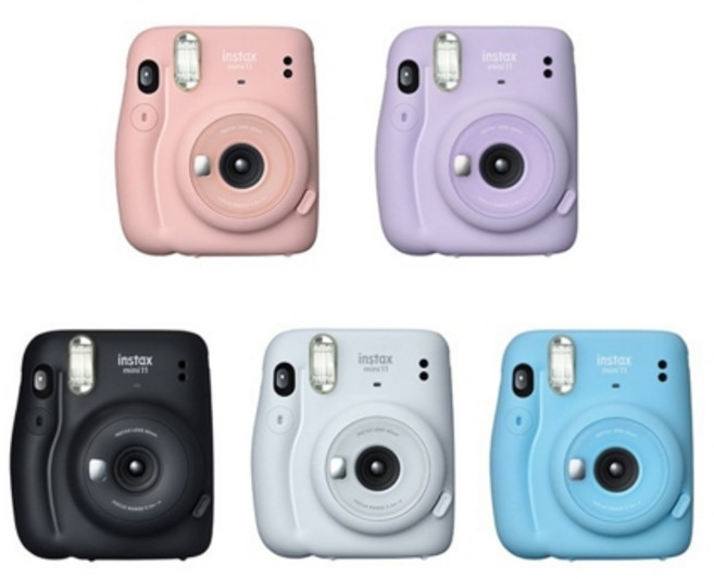 후지 인스탁스 카메라 미니11 블러쉬핑크, 1개, 기본
