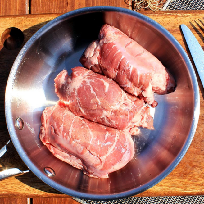 꿀맛컴퍼니 한돈 뽈살 벌크 (냉장), 1개, 5kg