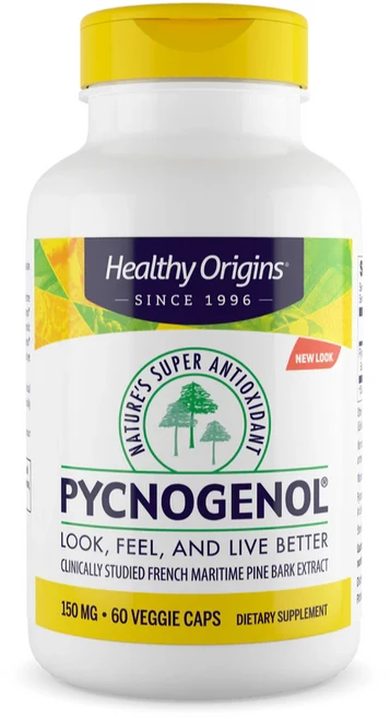 헬시오리진 피크노제놀 150mg, 1개, 60정 - 쿠팡