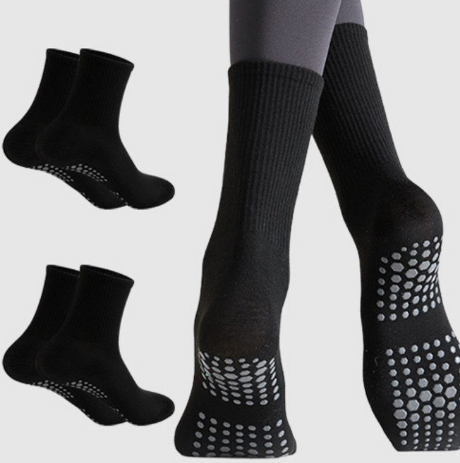 데일리퍼블릭 논슬립 필라테스 양말 롱삭스 3켤레