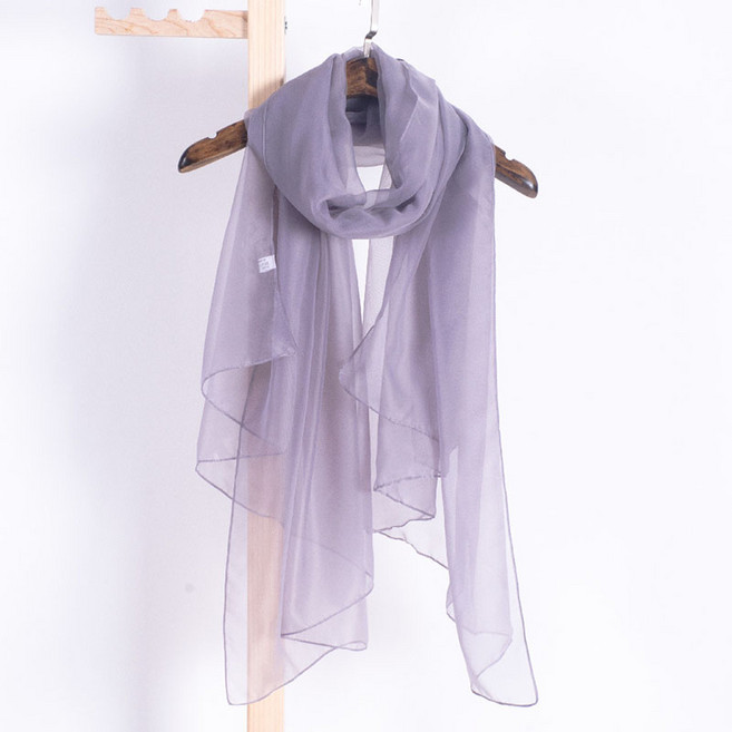 빅사이즈 무지 롱 스카프 머플러 목도리 봄 여름 가을 하늘비즈 A25 Y712U193