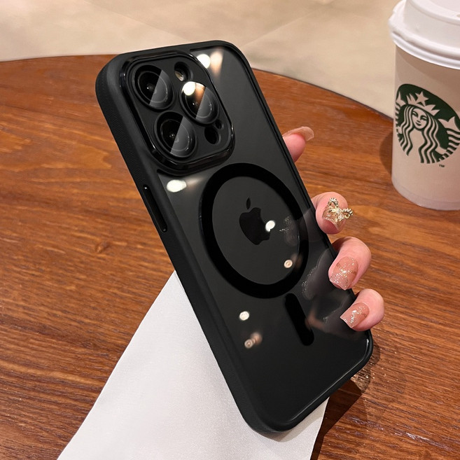 磁吸無線充電手機殼 防滑邊防摔殼