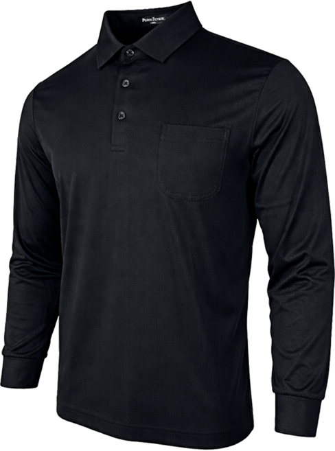 봄 가을 남성 카라티 PT369-70 긴팔 스트라이프 골프웨어 데일리 티셔츠