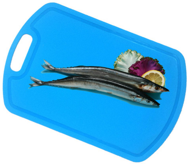 하나리빙 TPU 컬러팩 항균도마 캠핑 엔드그레인 플레이팅 칼도마 이유식 블루, 단품, 1개