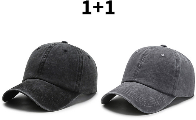 호밍사이 캐주얼 볼캡 모자 캡모자 자외선차단모자 남자모자 여성모자 수를 트랜드 썬캡 1+1