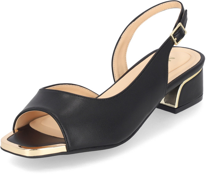 엘칸토 마쯔 여성 토오픈 플랫 샌들 3cm LCWW22M326