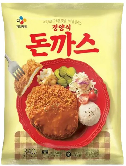 CJ 경양식돈까스, 2개, 340g