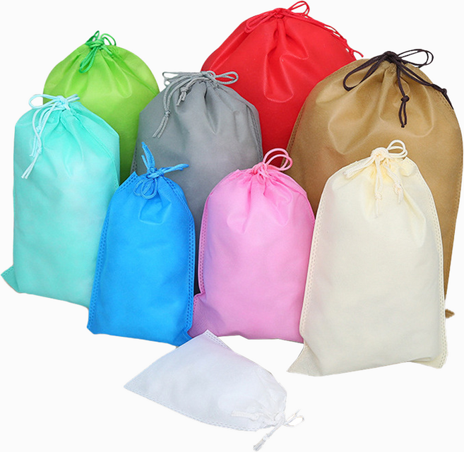 부직포 주머니 더스트백, 1개, 진핑크