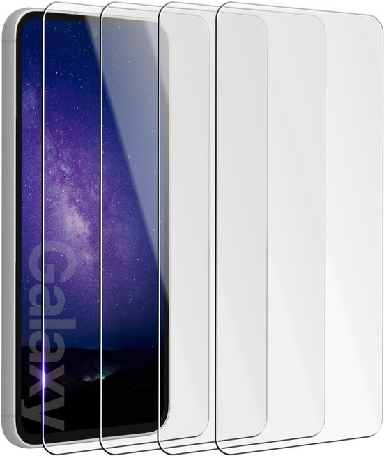 케이스백화점 강화유리 휴대폰 액정보호필름 4매, 1세트