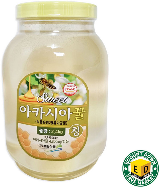 청림농원 아카시아청, 1개, 2.4kg