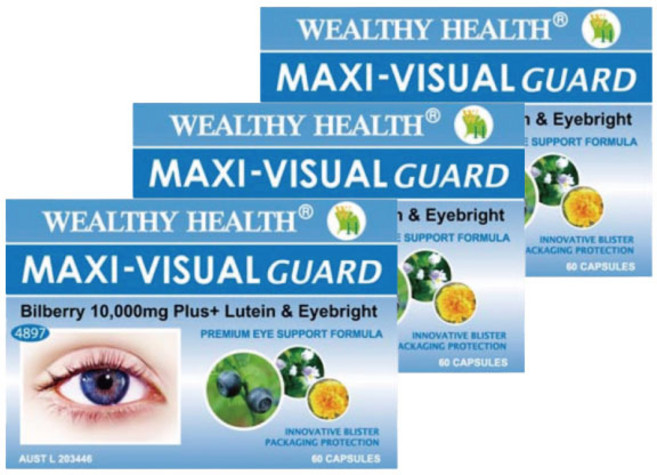 웰시헬스 루테인 빌베리 안토시아닌 5mg 빌베리 10000mg 60정 호주 웰시헬스 3개