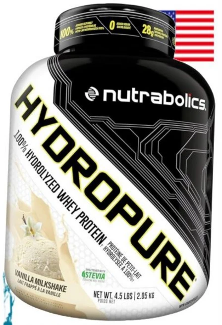 누트라볼릭스 하이드로퓨어 유청 단백질 파우더 가수분해 28g 빠른 흡수 저지방 저탄수화물 57회분 4.5파운드 바닐라 밀크쉐이크 Nutrabolcs, 4.5 파운드, 1개 - 쿠팡