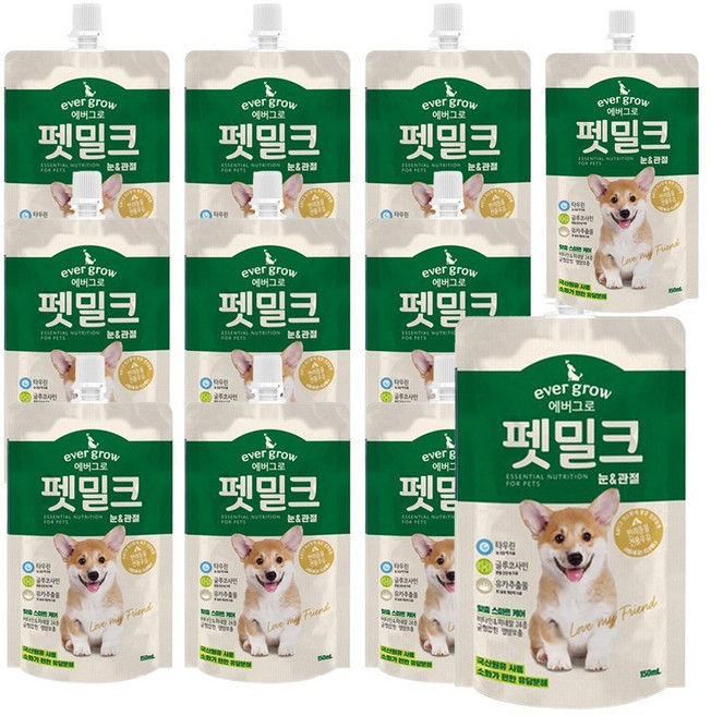에버그로 펫밀크, 눈&관절, 150ml, 11개