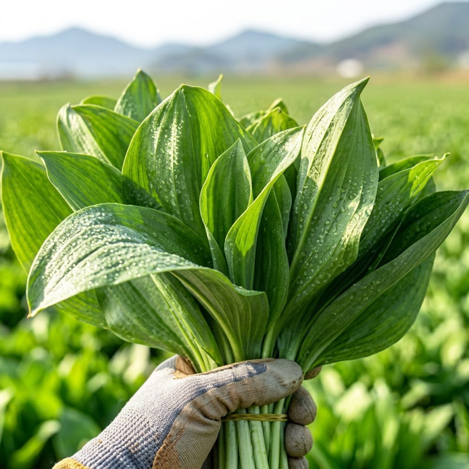 강원도 산지직송 생 명이나물 산마늘 1kg 당일수확 제철 봄나물, 1박스