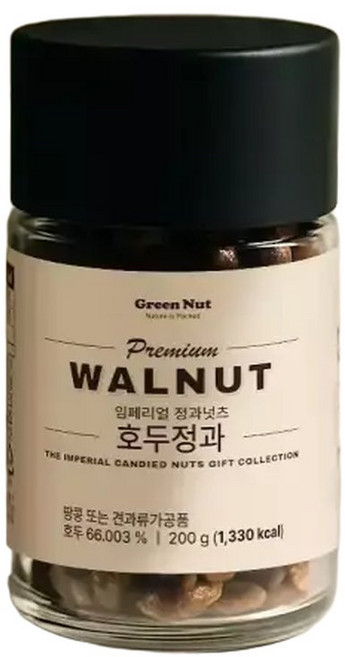 [그린너트] 임페리얼 호두정과 200g 호두강정, 1개