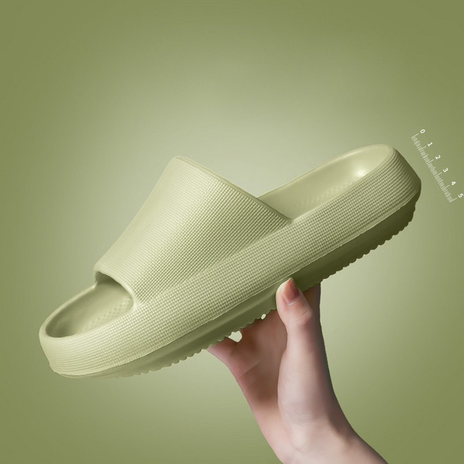 로로스키니 남성 여성 실내 슬리퍼 발편한 4cm 키높이 거실 실내화 층간소음 LS0648, 그린, 1개