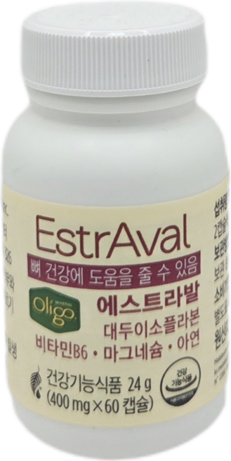 멜라루카 에스트라발 대두이소플라본 비타민 무기질, 24g, 1개