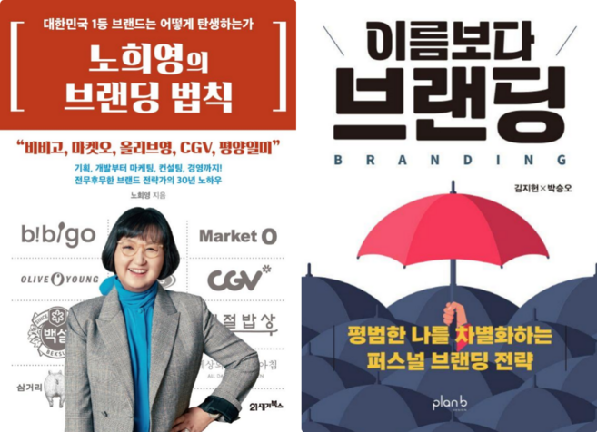 노희영의 브랜딩 법칙 + 이름보다 브랜딩 (전 2권)