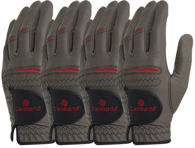 칼마노 극세사 여성용 골프장갑 브라운 왼손착용 4장세트, 4개