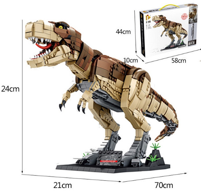 대형 공룡 쥬라기 월드 호환 블럭 PANLOS (당일배송), 티라노사우르스, 1개