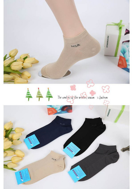 홍승애풍기인견 여자인견양말 기본 짧은양말-단색 4컬러