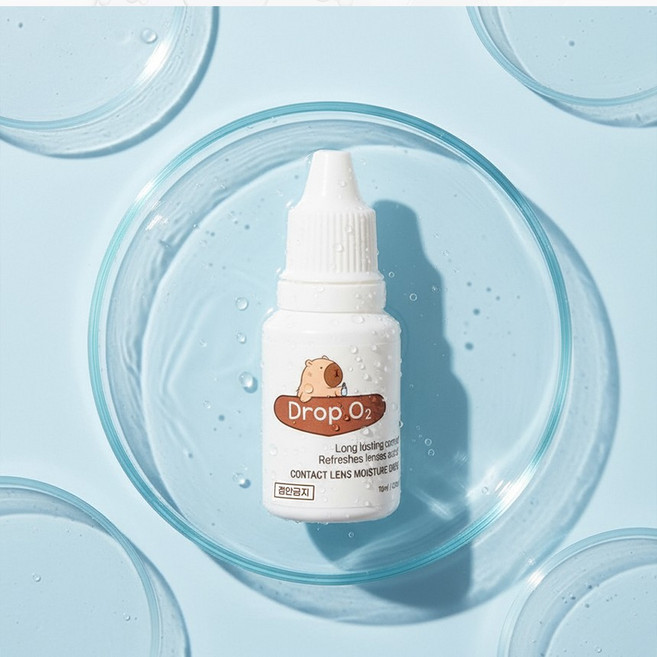 타몽 드롭 히알루론산 렌즈 습윤제 휴대용 여행용, 1개, 15ml