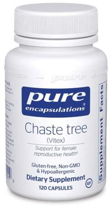 [정품보장]퓨어 인캡슐레이션 체이스트 트리 바이텍스 Pure Encapsulations 120정 X 1병, 1개 - 쿠팡