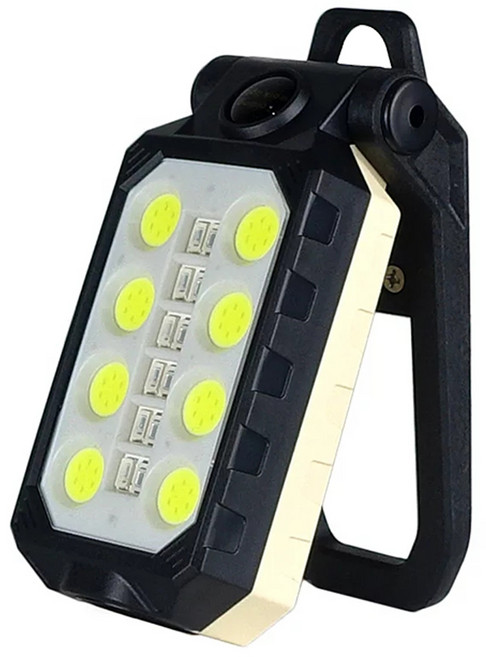 COB칩 LED 자석 랜턴 충전식 작업등 손전등 후레쉬, 1개, 랜텀