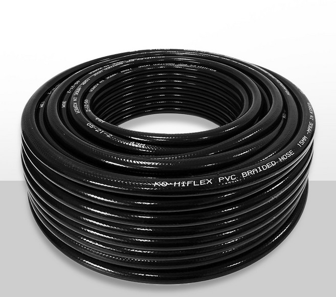 새롬 승리호스 흑편사호스(16mmX50M)가정용 원예용호스, 1개