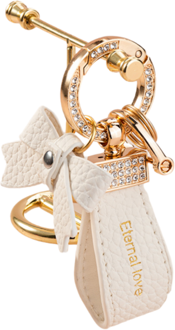 오세르앙 여성 열쇠고리 자동차 키링, 화이트