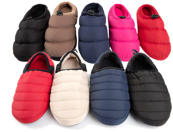 공유 패딩 슬리퍼 방한 실내화 1+1 거실화 사무실 따뜻한 겨울 슬리퍼 커플 슬리퍼 보온실내화 남녀공용슬리퍼