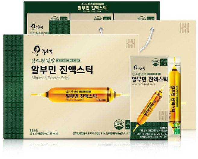 [김소형원방] 알부민 진액스틱 30포, 30회분, 60개