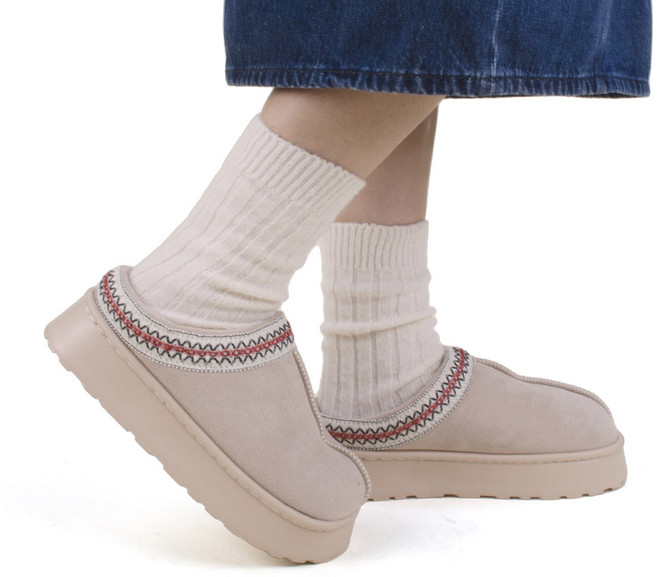 네이쳐솔 nature sole 여성 어기 팝 털 슬리퍼