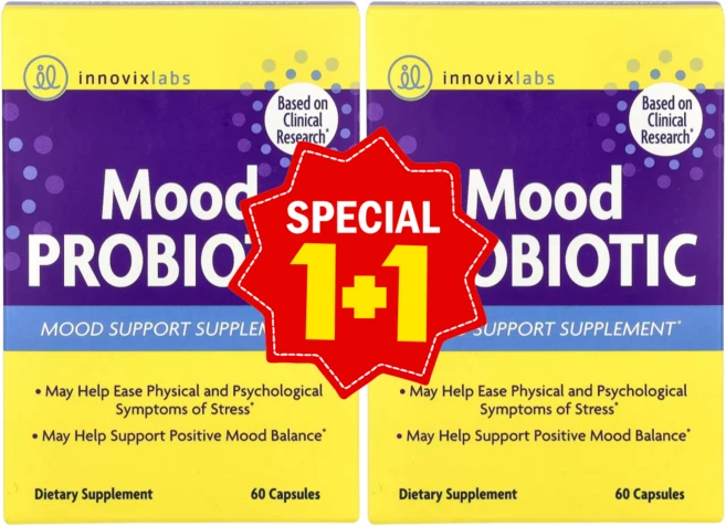 이노빅스랩스 무드 프로바이오틱 서플리먼트 InnovixLabs Mood Probiotic 60정, 2개 - 쿠팡