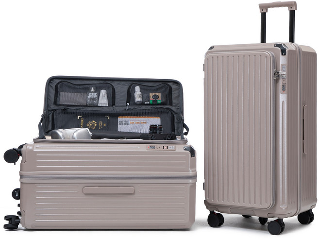 Tanit 전면오픈 대형 캐리어 26인치 28인치 30인치 여행용 소프트 확장형 usb충전