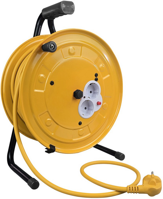 원스탑 4000W 고용량 접지 전기릴선 작업 산업용 리드선 일반형, 1개, 엘로우, 44m