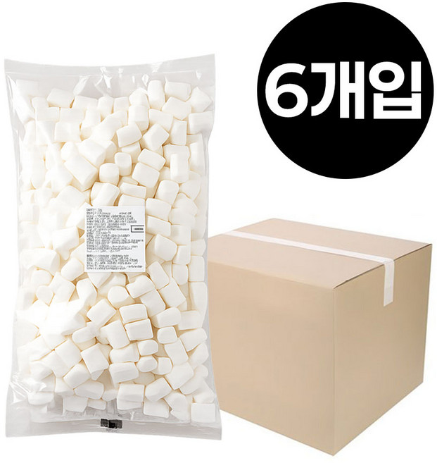 베이킹 마시멜로 두쫀쿠 재료, 1박스, 6kg