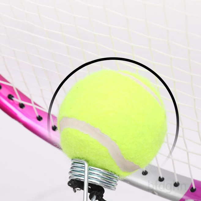 테니스 초보자 휴대용 스윙 트레이너 연습기 싱글 워터필 베이스 높이 조절 가능한 셀프 훈련기 포핸드 백핸드 발리 서브 연습용 장비, B_테니스 스핀, 1개